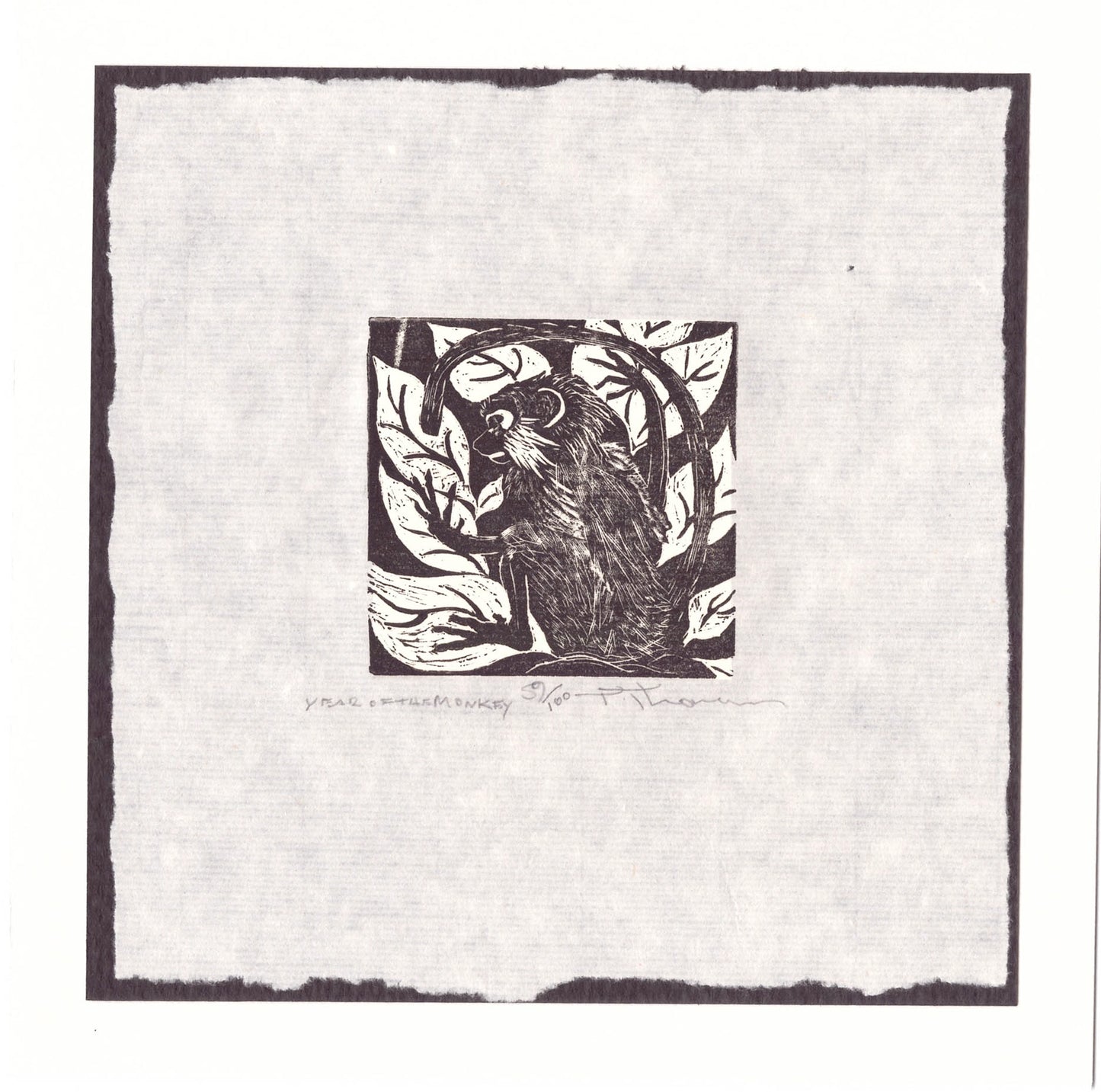 Zodiac Monkey Small