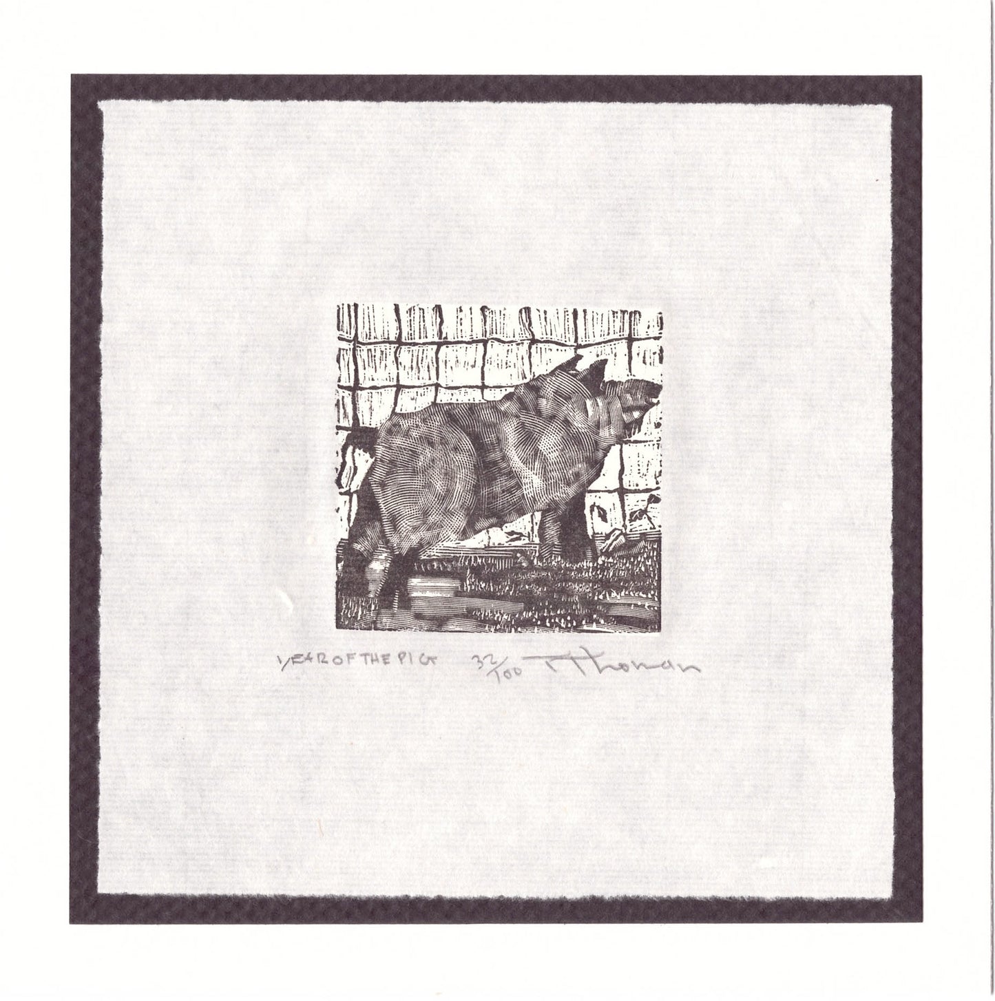 Zodiac Boar Small