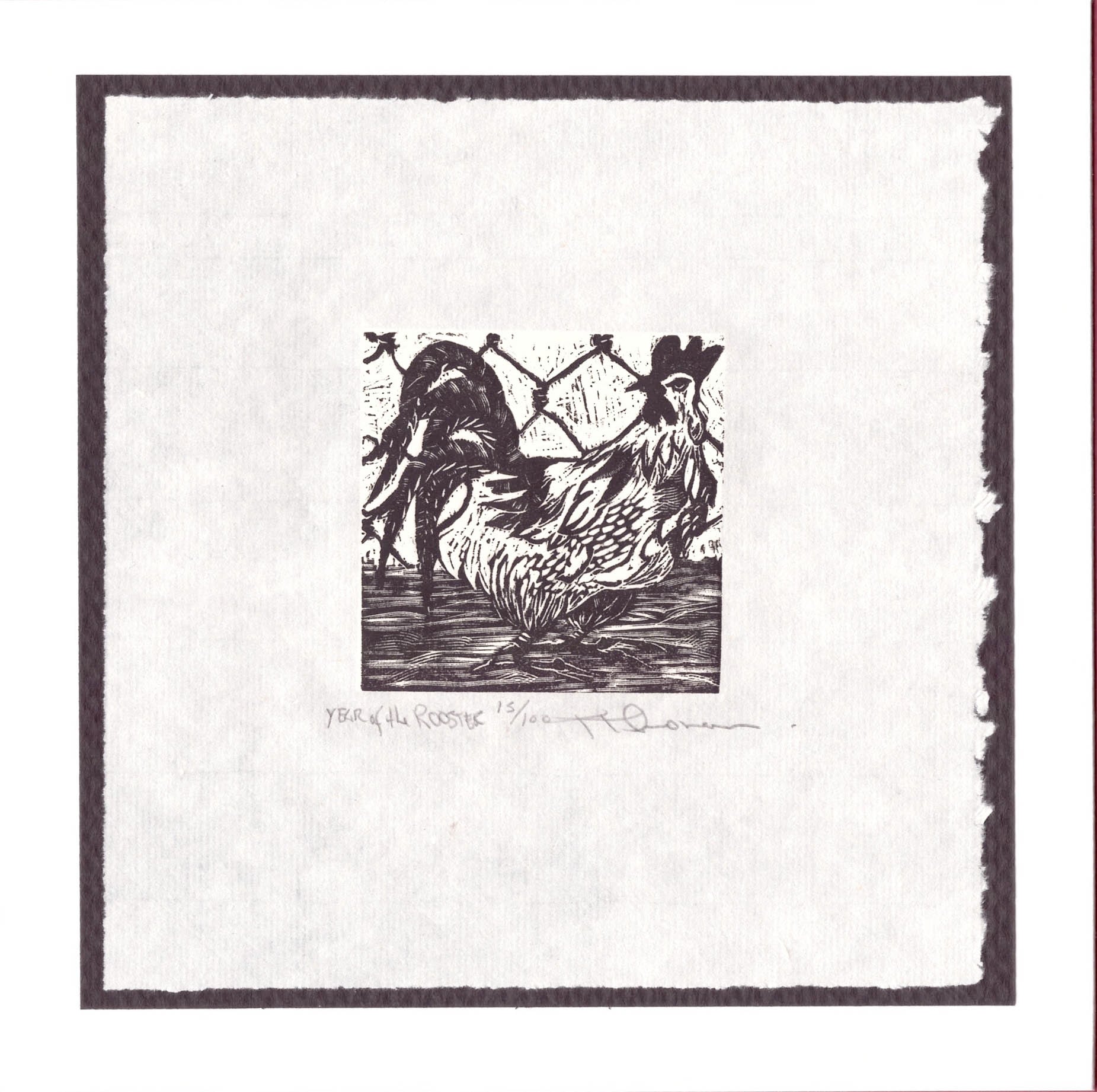 Zodiac Rooster Small